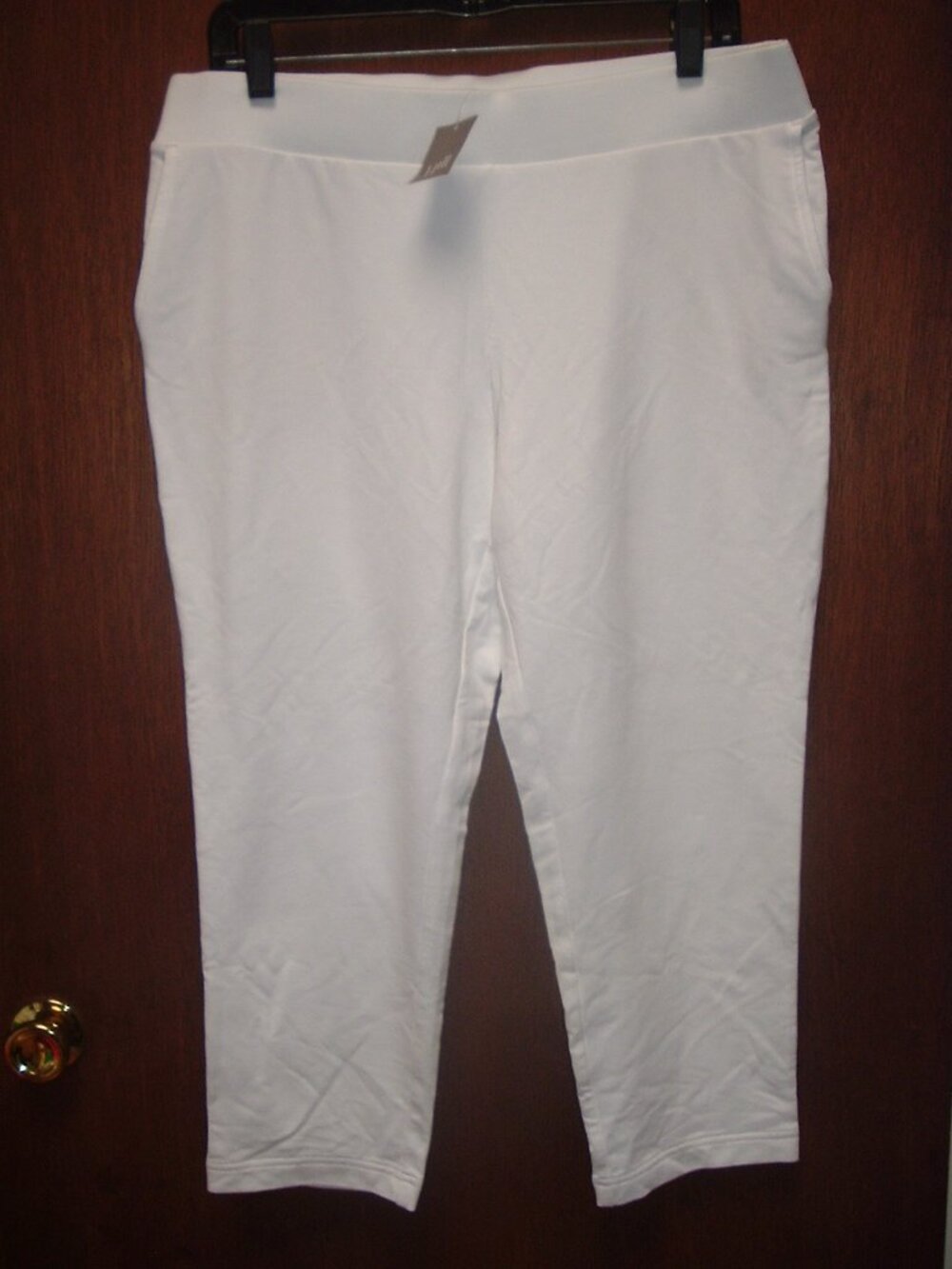 NWT J.JILL Pure Jill Affinity French Terry Slim Crop Pants Size Petite Medium
